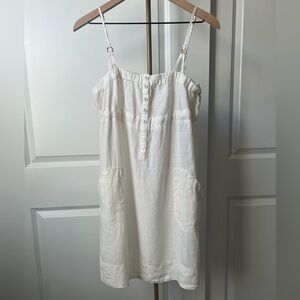 Guess jeans 100% linen Babydoll dress